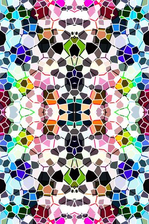 不规则几何印花华亿平台图片