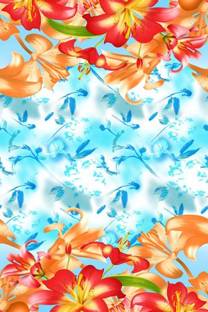 乱花印花华亿平台图片