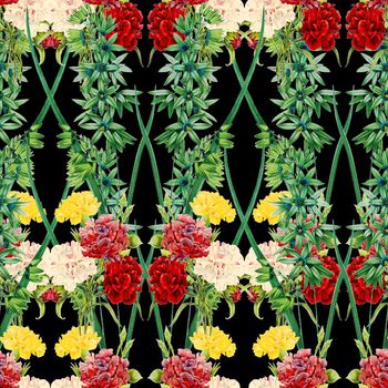 650764-交叉花卉黑