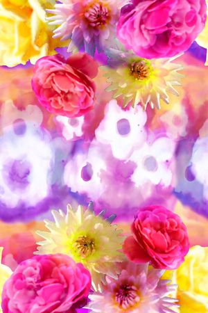 丝巾印花华亿平台图片