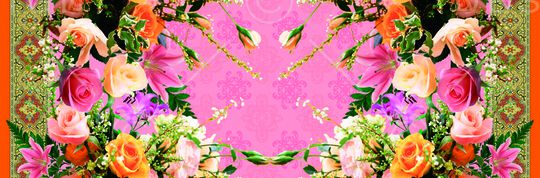 花朵印花华亿平台图片