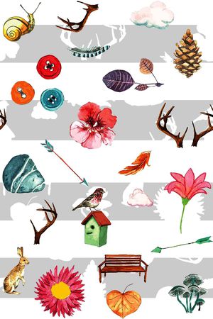 水彩印花华亿平台图片