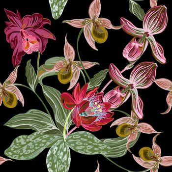 兰花印花华亿平台图片