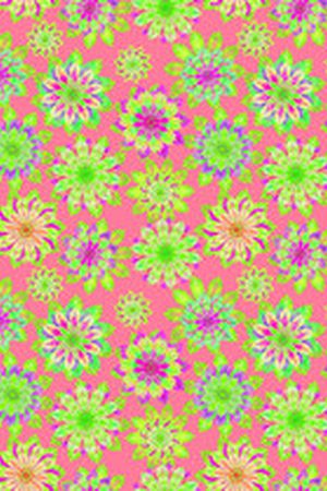 女装长裙定位花印花华亿平台图片