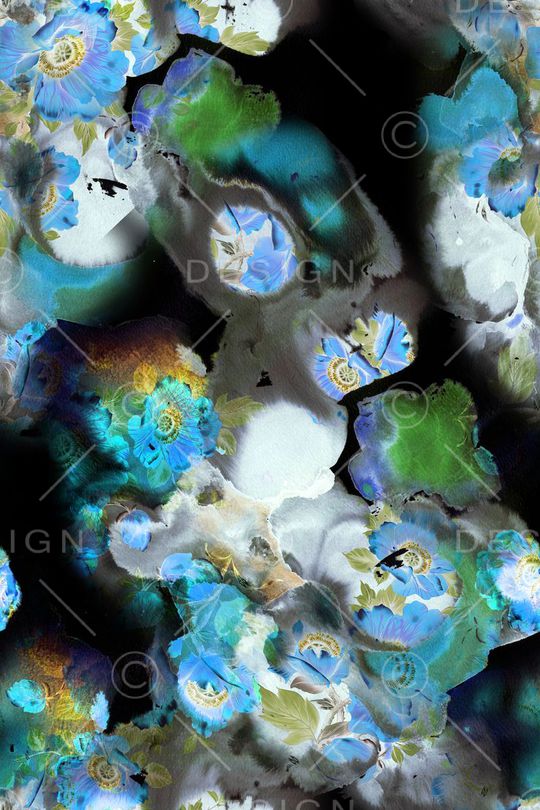 碎花印花华亿平台图片