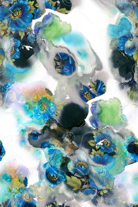 碎花印花华亿平台图片