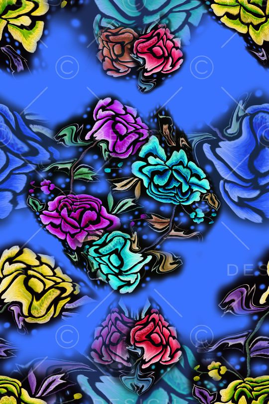 复古印花华亿平台图片