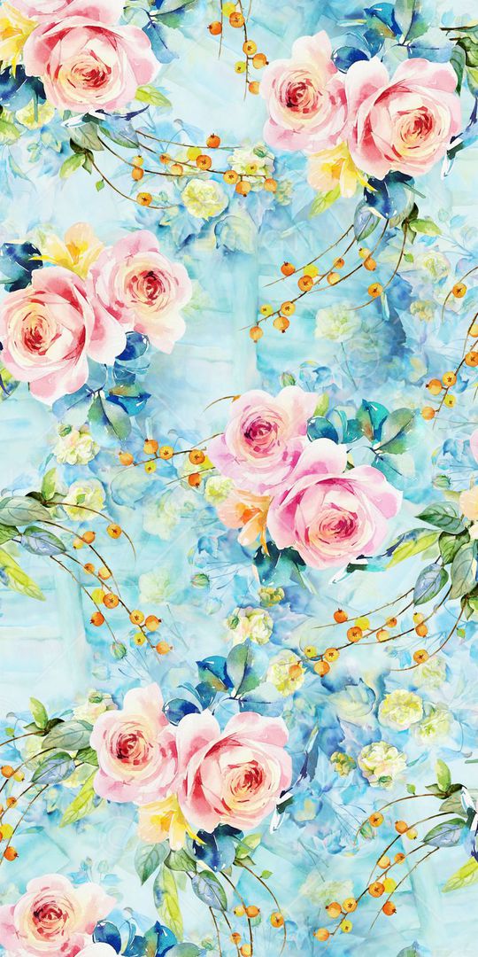 清爽柔美时尚数码女装花卉印花华亿平台图片