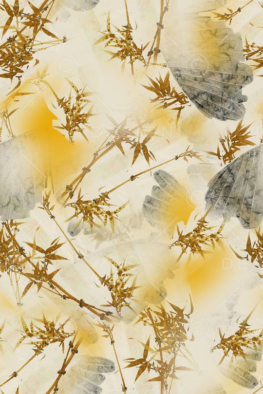 竹叶印花华亿平台图片