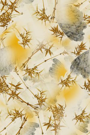 竹叶印花华亿平台图片