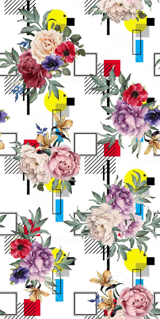 花朵印花华亿平台图片