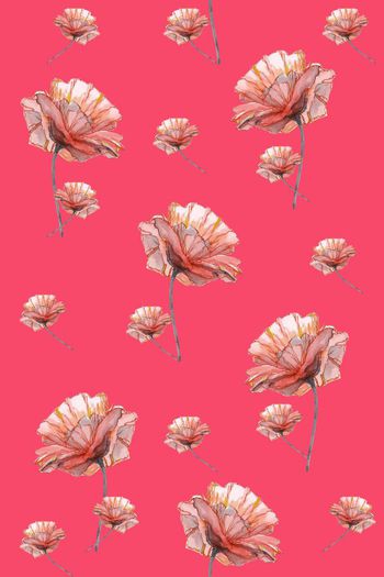 651092-花色1红色底