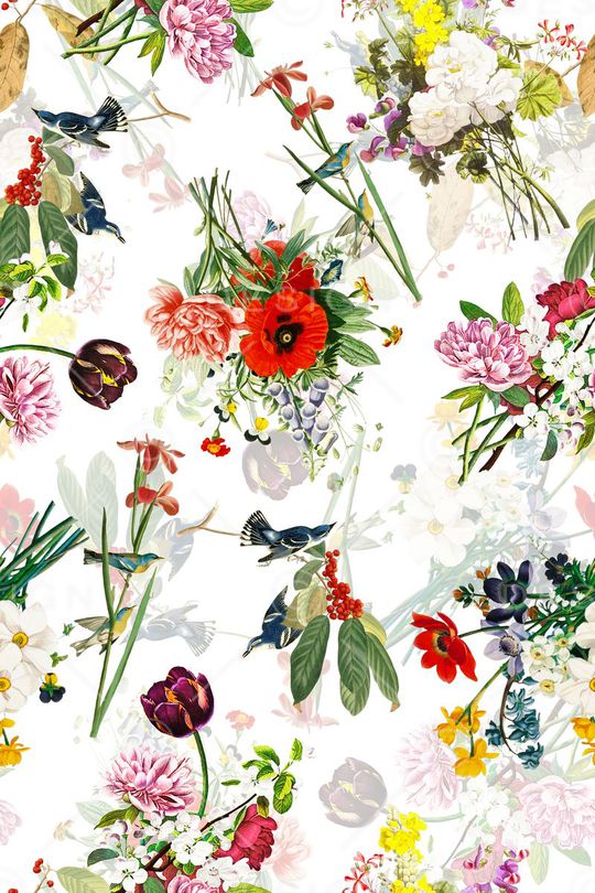 花束印花华亿平台图片