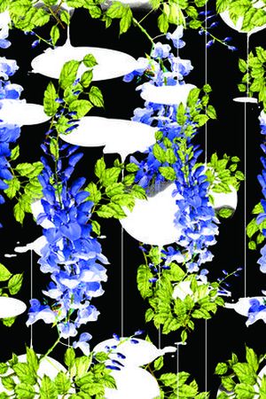 复古玫瑰印花华亿平台图片