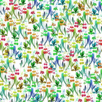 651191-浪漫小碎花草绿