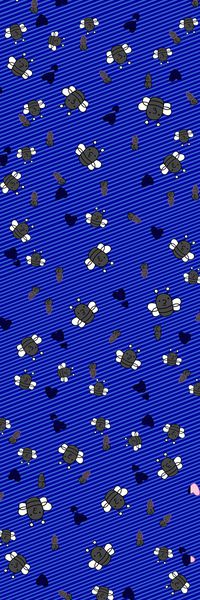 卡通小围巾印花华亿平台图片