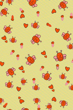 卡通小围巾印花华亿平台图片