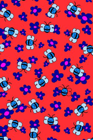 卡通小围巾印花华亿平台图片