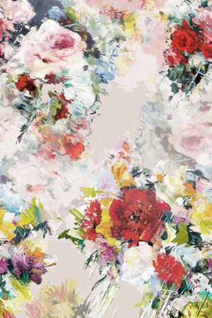 手绘印花华亿平台图片