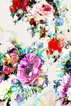 手绘印花华亿平台图片