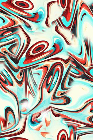 抽象几何印花华亿平台图片