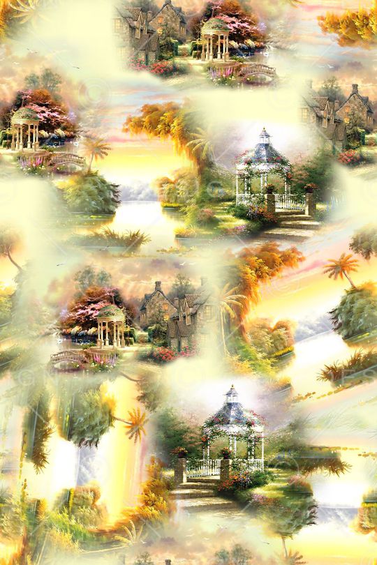 风景印花华亿平台图片