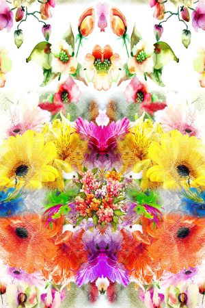 水彩印花华亿平台图片