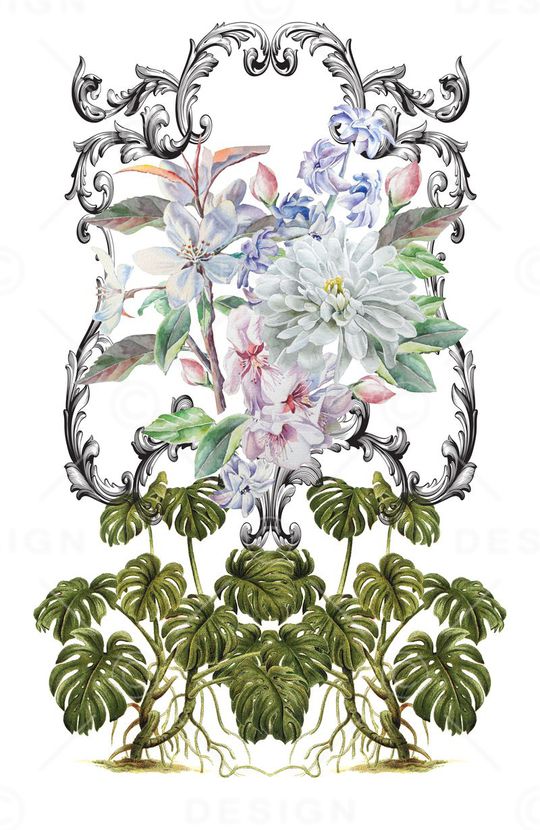 手绘印花华亿平台图片