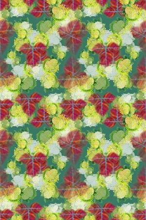 棕榈叶印花华亿平台图片