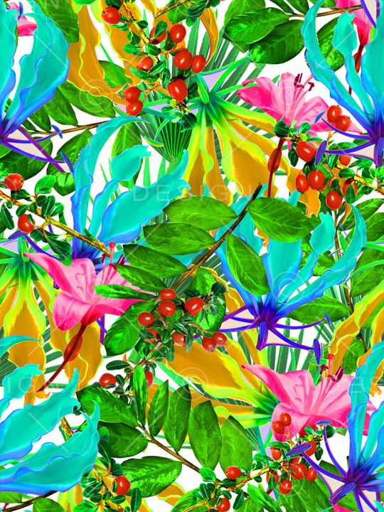 花朵印花华亿平台图片