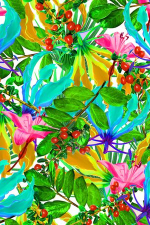 花朵印花华亿平台图片