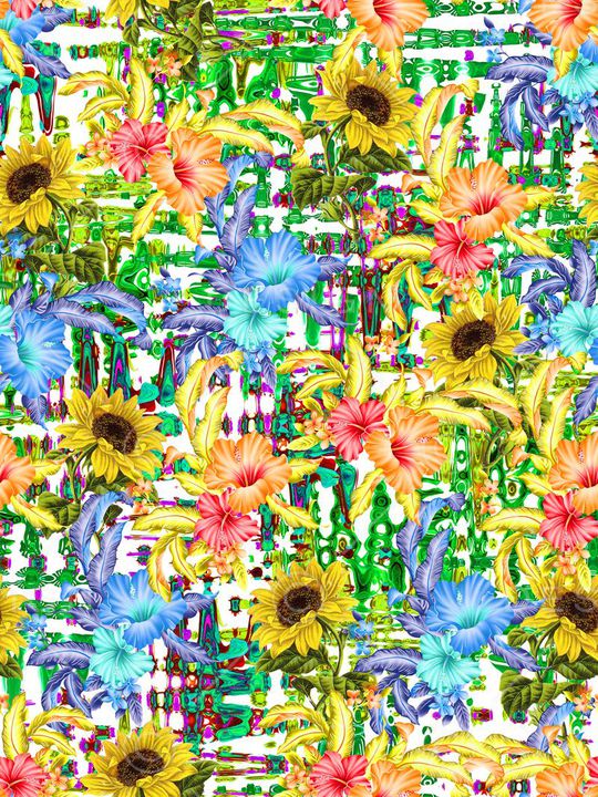 多彩、抽象、几何印花华亿平台图片