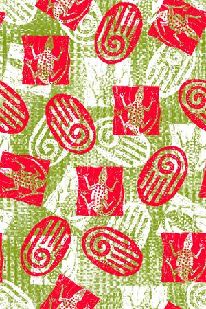 色块印花华亿平台图片