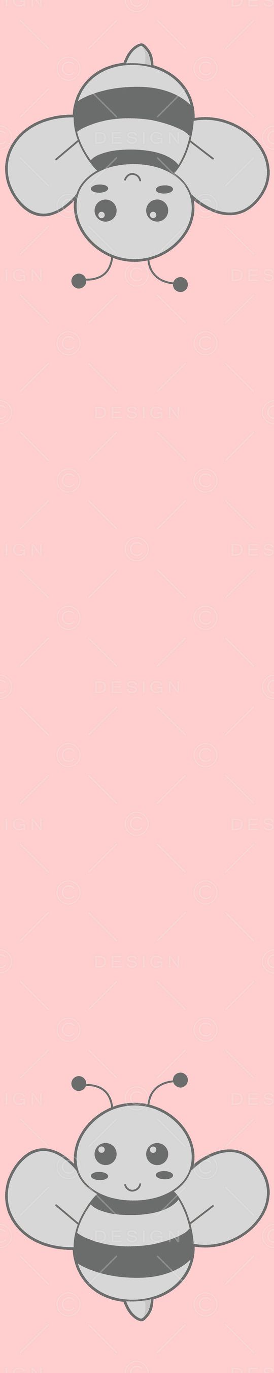 可爱的小蜜蜂印花华亿平台图片