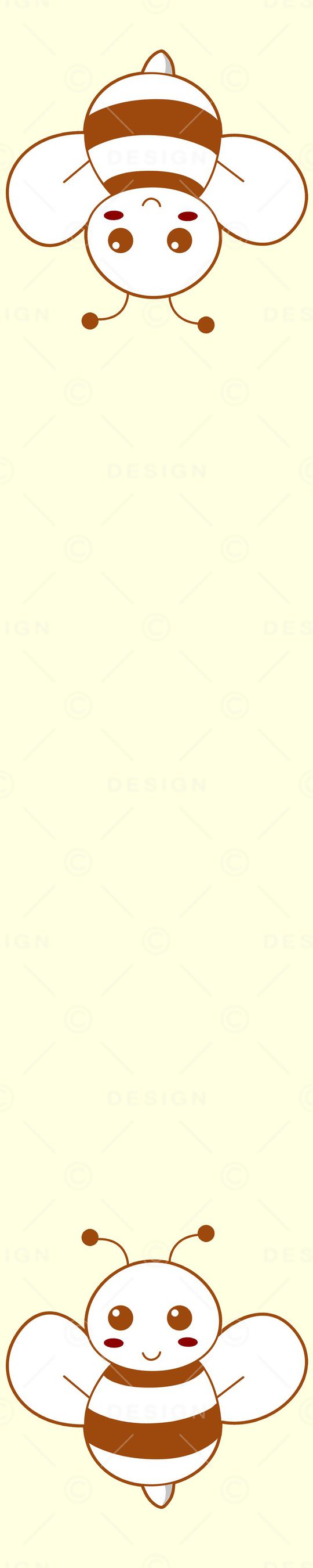 可爱的小蜜蜂印花华亿平台图片