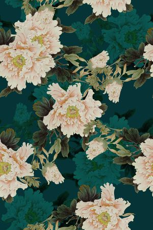 大气中国风印花华亿平台图片