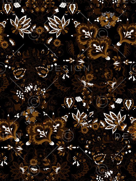 佩斯利男装印花华亿平台图片