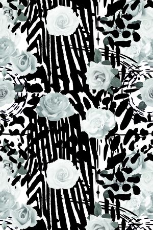 black印花华亿平台图片