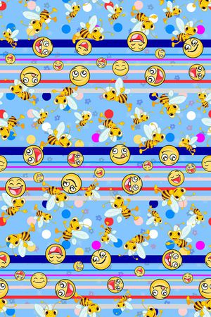 蜜蜂印花华亿平台图片