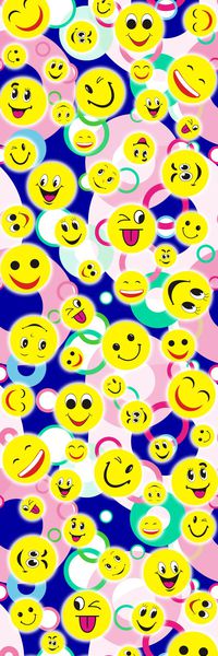 笑脸印花华亿平台图片