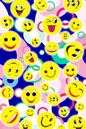 笑脸印花华亿平台图片