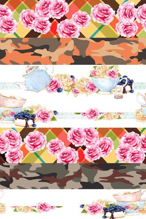 几何印花华亿平台图片