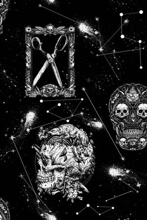 骷髅印花华亿平台图片