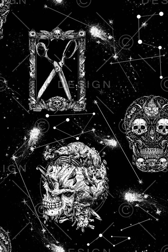 骷髅印花华亿平台图片