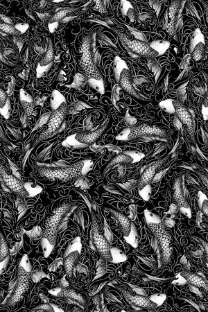 鱼印花华亿平台图片