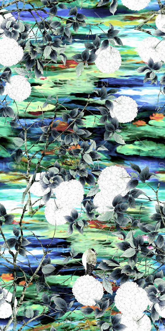 中国风印花华亿平台图片