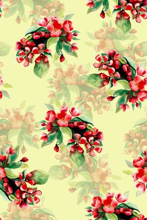 水彩印花华亿平台图片