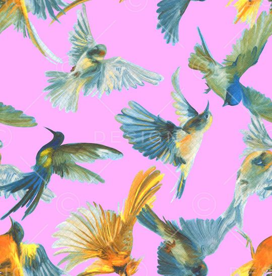 喜鹊印花华亿平台图片