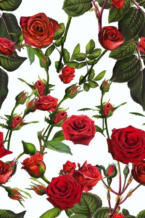 玫瑰花朵印花华亿平台图片