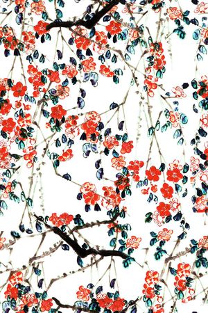 梅花印花华亿平台图片